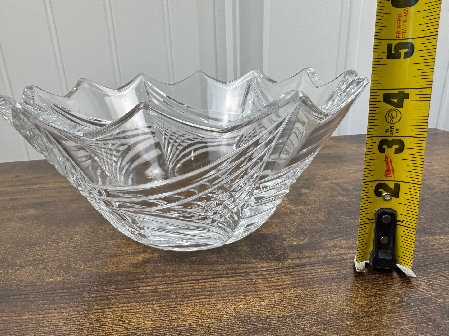 Bohemian Crystal Fruit Bowl