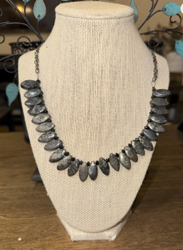 Handmade vintage Hematite necklace
