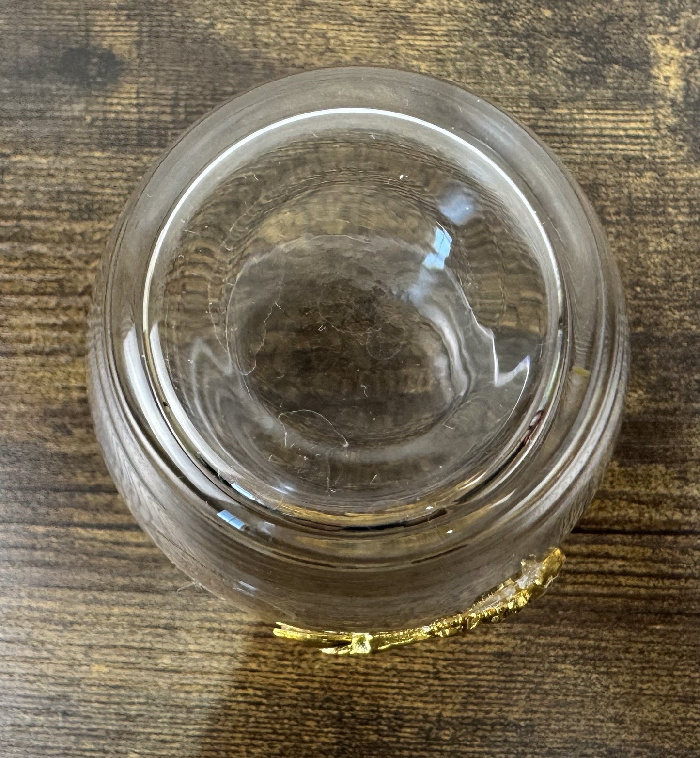 Saint Hilaire Crystal and Gold Vase