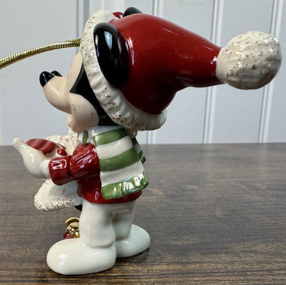 2007 Micky and Minnie "1st Christmas Together" Christmas Ornament - Lenox Fine China
