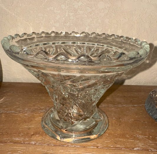 Vintage Anchor Hocking "Star of David" Glass Bowl – EAPC 1950s-60s