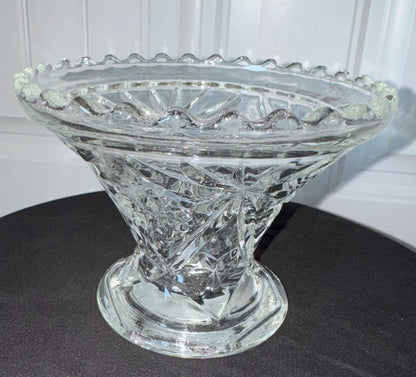 Vintage Anchor Hocking "Star of David" Glass Bowl – EAPC 1950s-60s