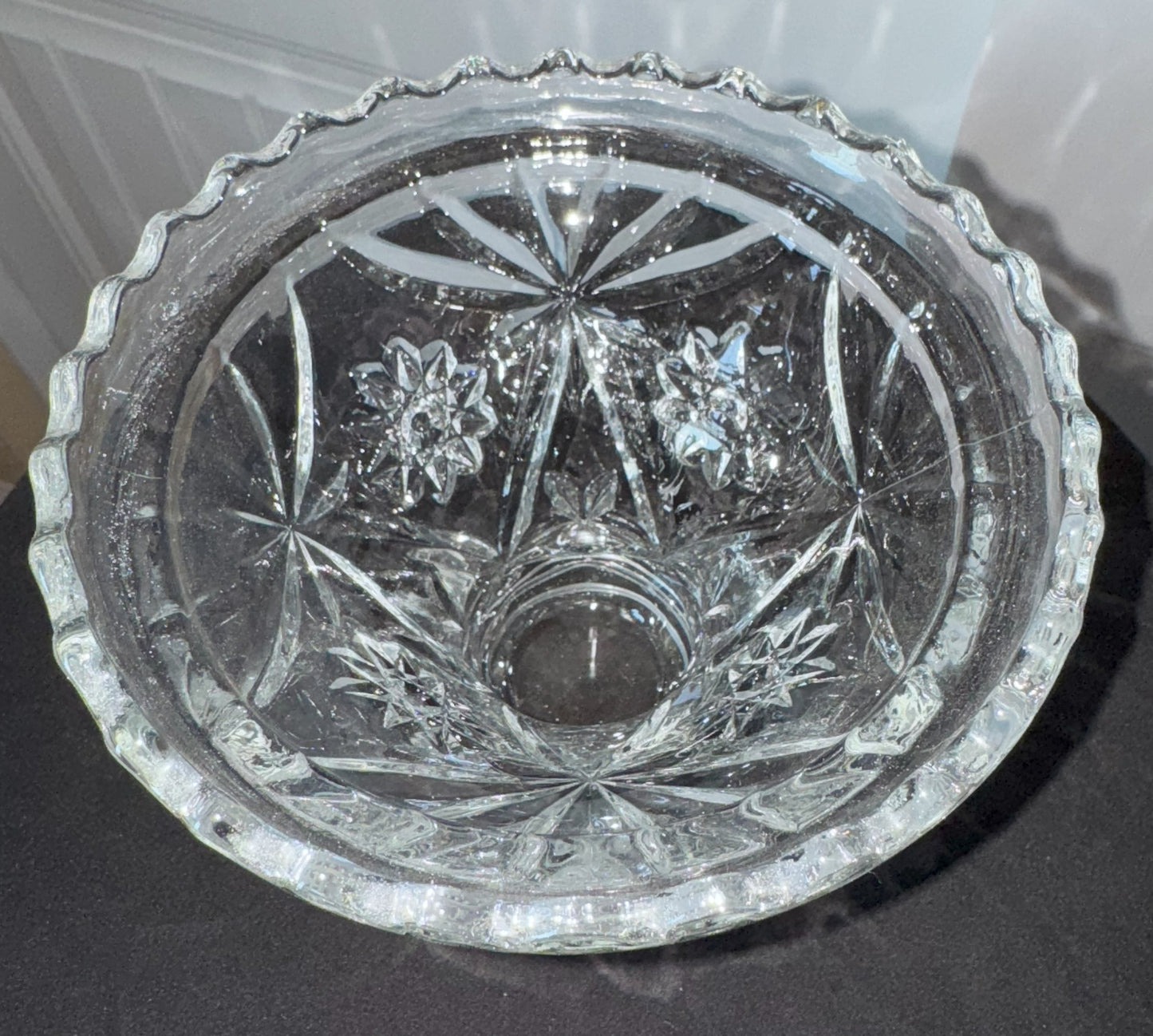Vintage Anchor Hocking "Star of David" Glass Bowl – EAPC 1950s-60s