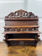 Antique Chippendale Style Wood Spice Rack