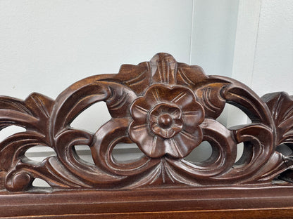 Antique Chippendale Style Wood Spice Rack