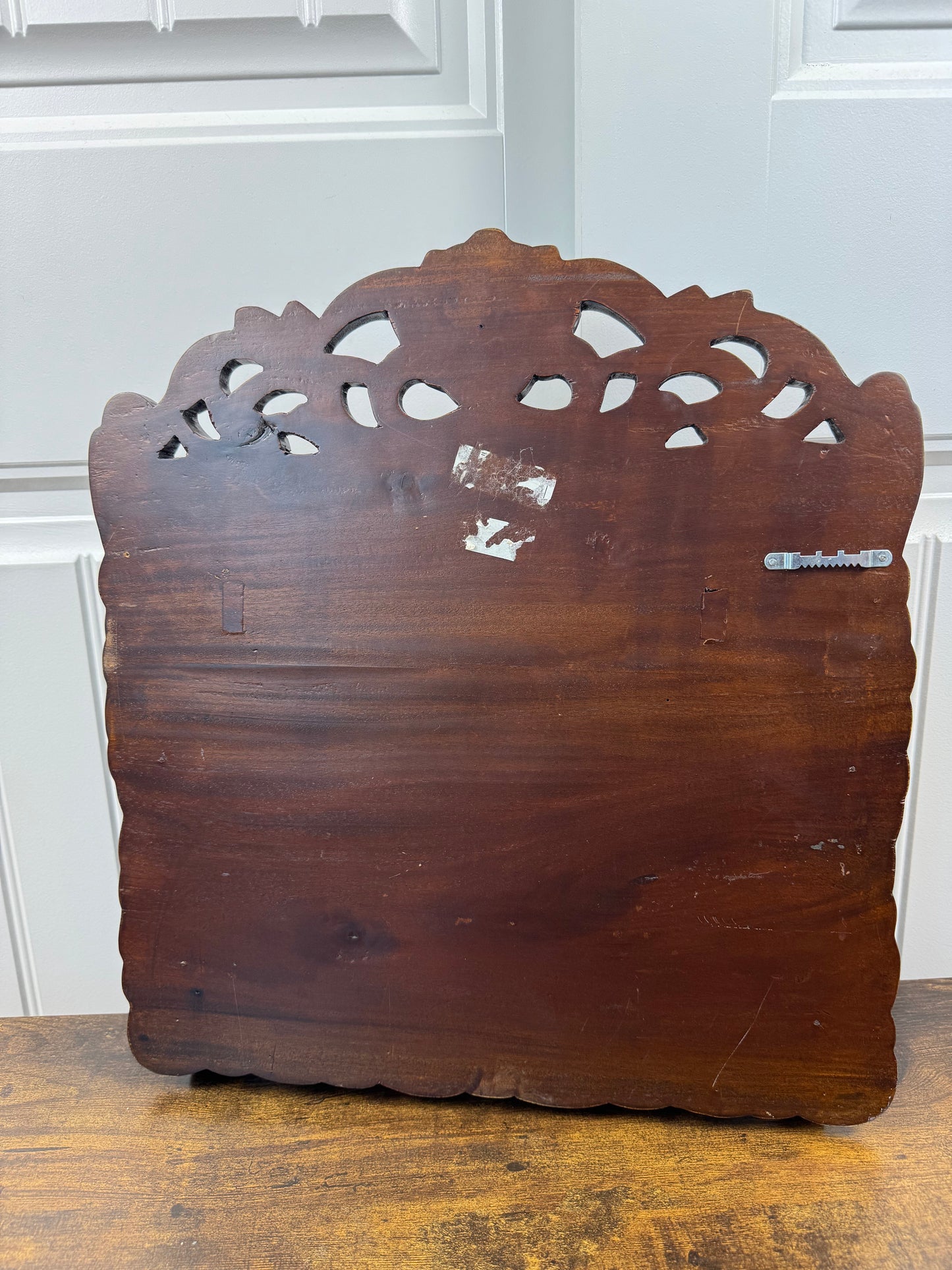 Antique Chippendale Style Wood Spice Rack