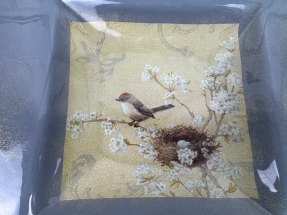 Bird In Motion Plates by Jill Schultz McGannon