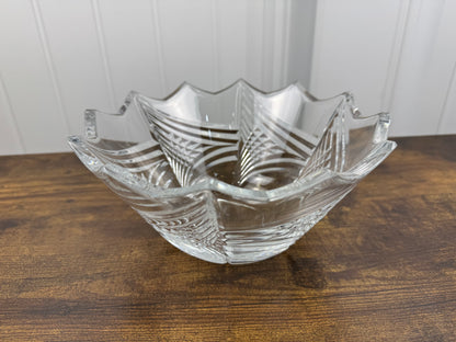 Bohemian Crystal Fruit Bowl