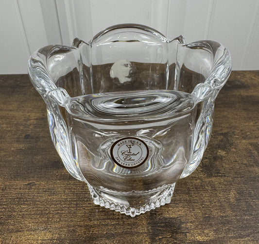 Crystal Club Collection Vintage Glass Bowl
