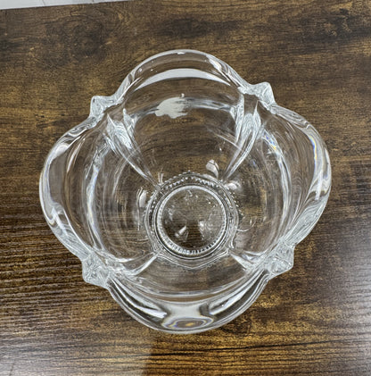 Crystal Club Collection Vintage Glass Bowl