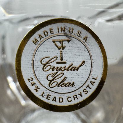 Crystal Club Collection Vintage Glass Bowl