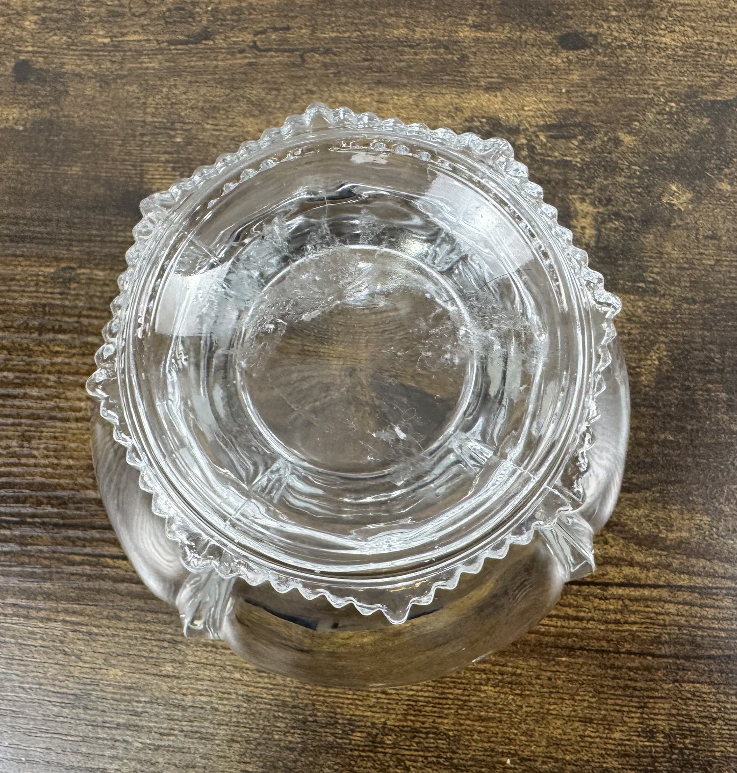 Crystal Club Collection Vintage Glass Bowl