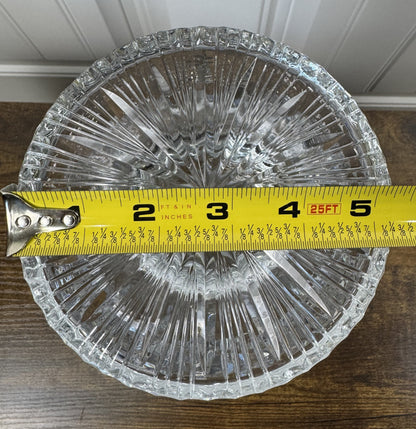 Waterford Cut Crystal Footed Trumpet/Flared Vase