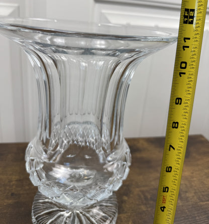 Waterford Cut Crystal Footed Trumpet/Flared Vase