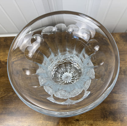 Waterford Cut Crystal Footed Trumpet/Flared Vase