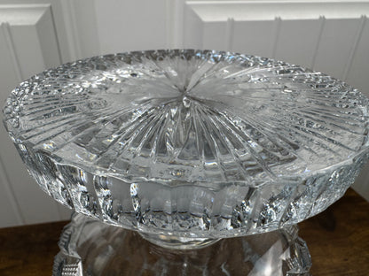 Waterford Cut Crystal Footed Trumpet/Flared Vase