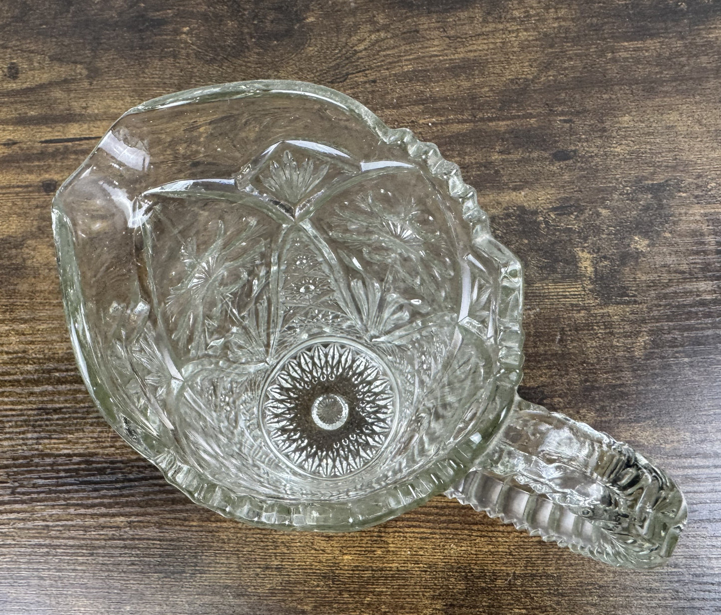 Vintage Early American Pattern Glass Pitcher by Imperial Glass