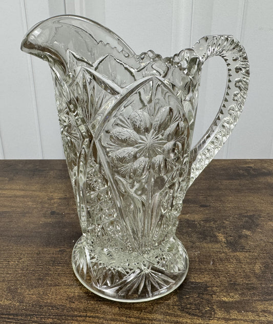Vintage Early American Pattern Glass Pitcher by Imperial Glass