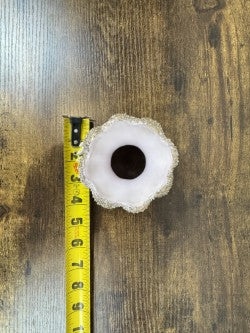 Vintage Pink Crown Fine China Vase – 5" – Floral Appliqué & Gold Gilt