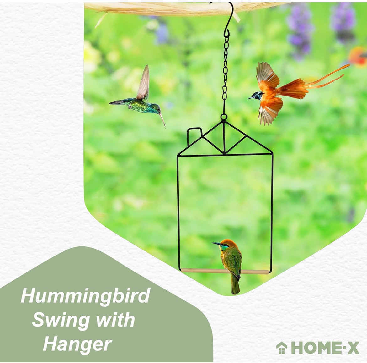 HOME-X Hummingbird Swing with Hanger