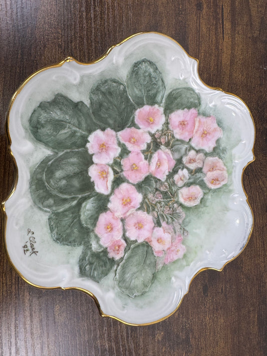 Vintage Hand Painted Plate by L. Clark '82