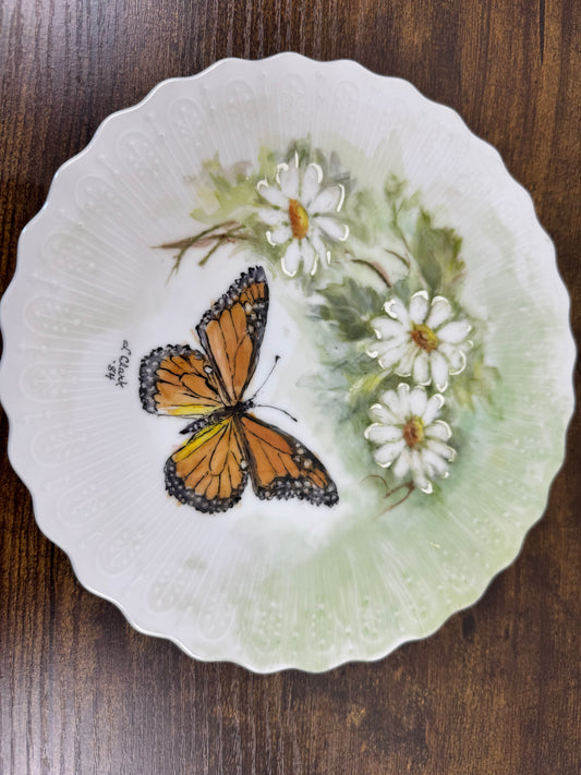 Vintage Hand Painted Plate by L. Clark '84