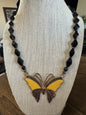 Handmade Necklace with Butterfly Pendant