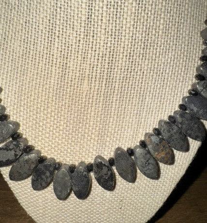 Handmade vintage Hematite necklace