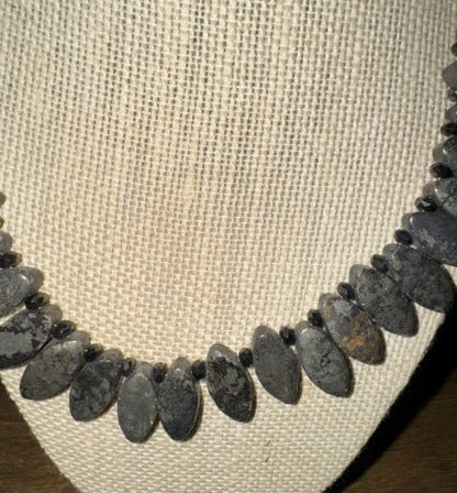 Handmade vintage Hematite necklace