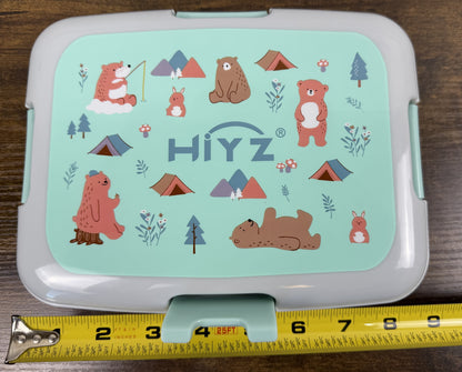 HiYZ Bento Box 5 Compartment Camping Bear