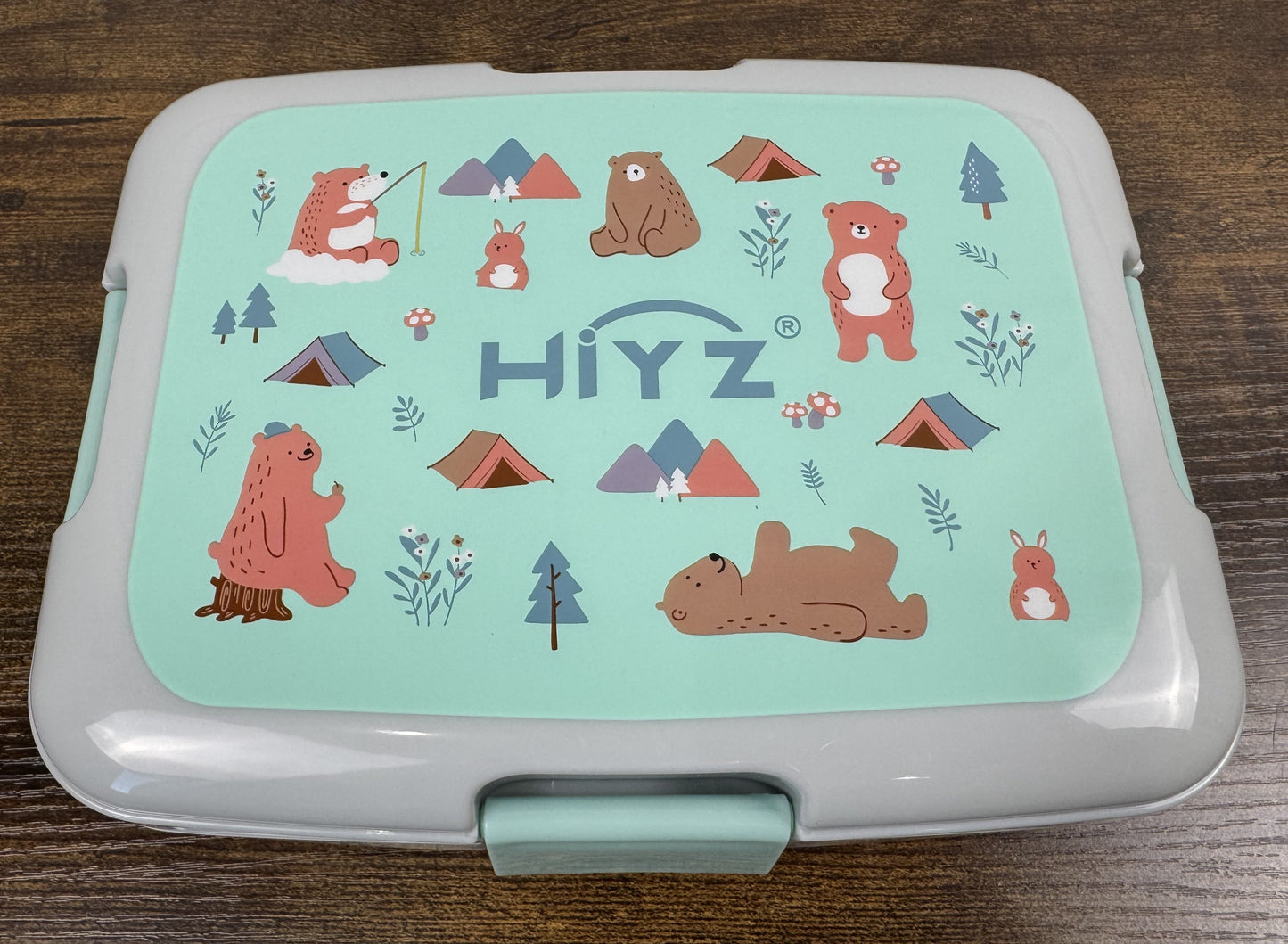 HiYZ Bento Box 5 Compartment Camping Bear