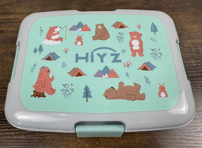 HiYZ Bento Box 5 Compartment Camping Bear