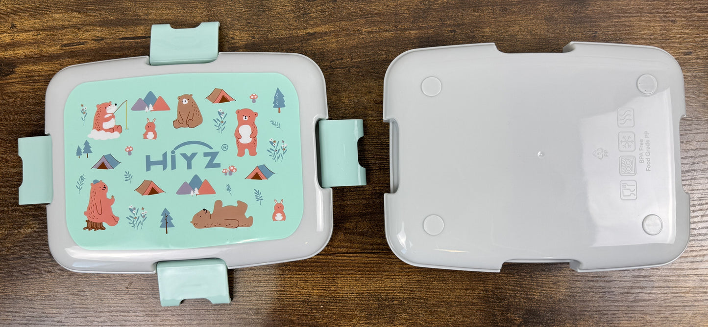 HiYZ Bento Box 5 Compartment Camping Bear