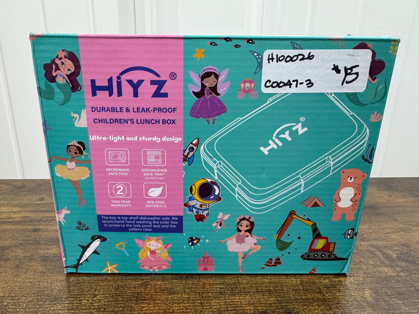 HiYZ Bento Box 5 Compartment Camping Bear