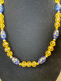 Vintage Handmade Glass Beaded Necklace