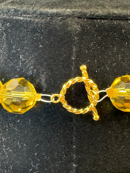 Vintage Handmade Glass Beaded Necklace