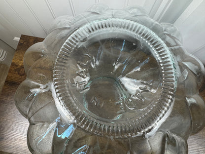 Large Glass Pumpkin Jar