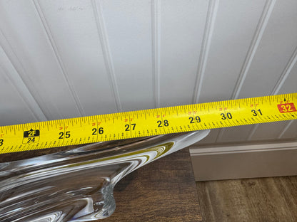 Large Vintage French Style Crystal Basket