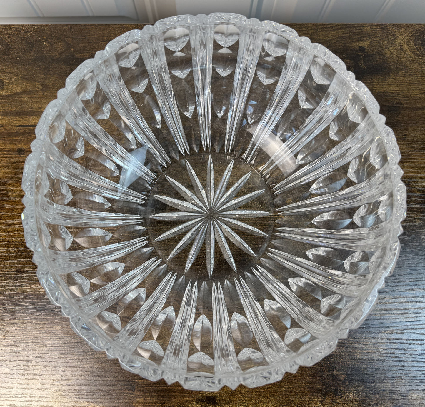 Laurie Gates Crystal Bowl – Heavy Cut Crystal Statement Piece