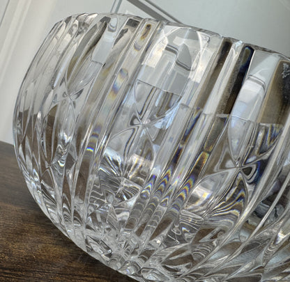Laurie Gates Crystal Bowl – Heavy Cut Crystal Statement Piece