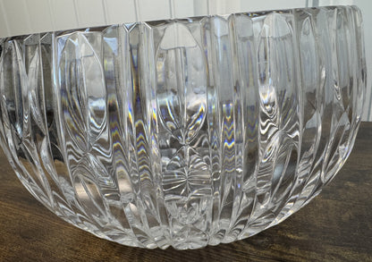 Laurie Gates Crystal Bowl – Heavy Cut Crystal Statement Piece