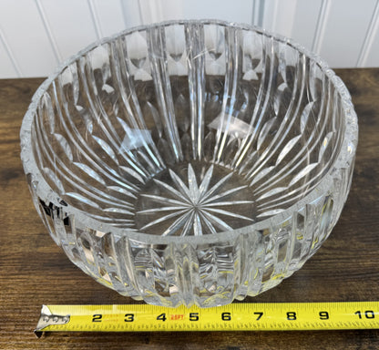 Laurie Gates Crystal Bowl – Heavy Cut Crystal Statement Piece