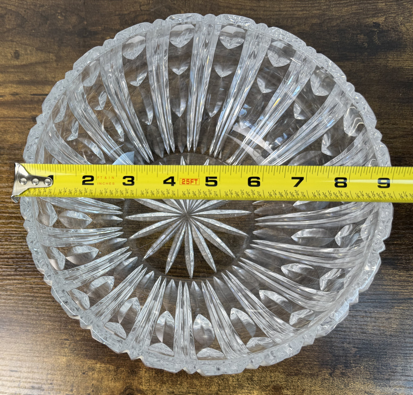 Laurie Gates Crystal Bowl – Heavy Cut Crystal Statement Piece