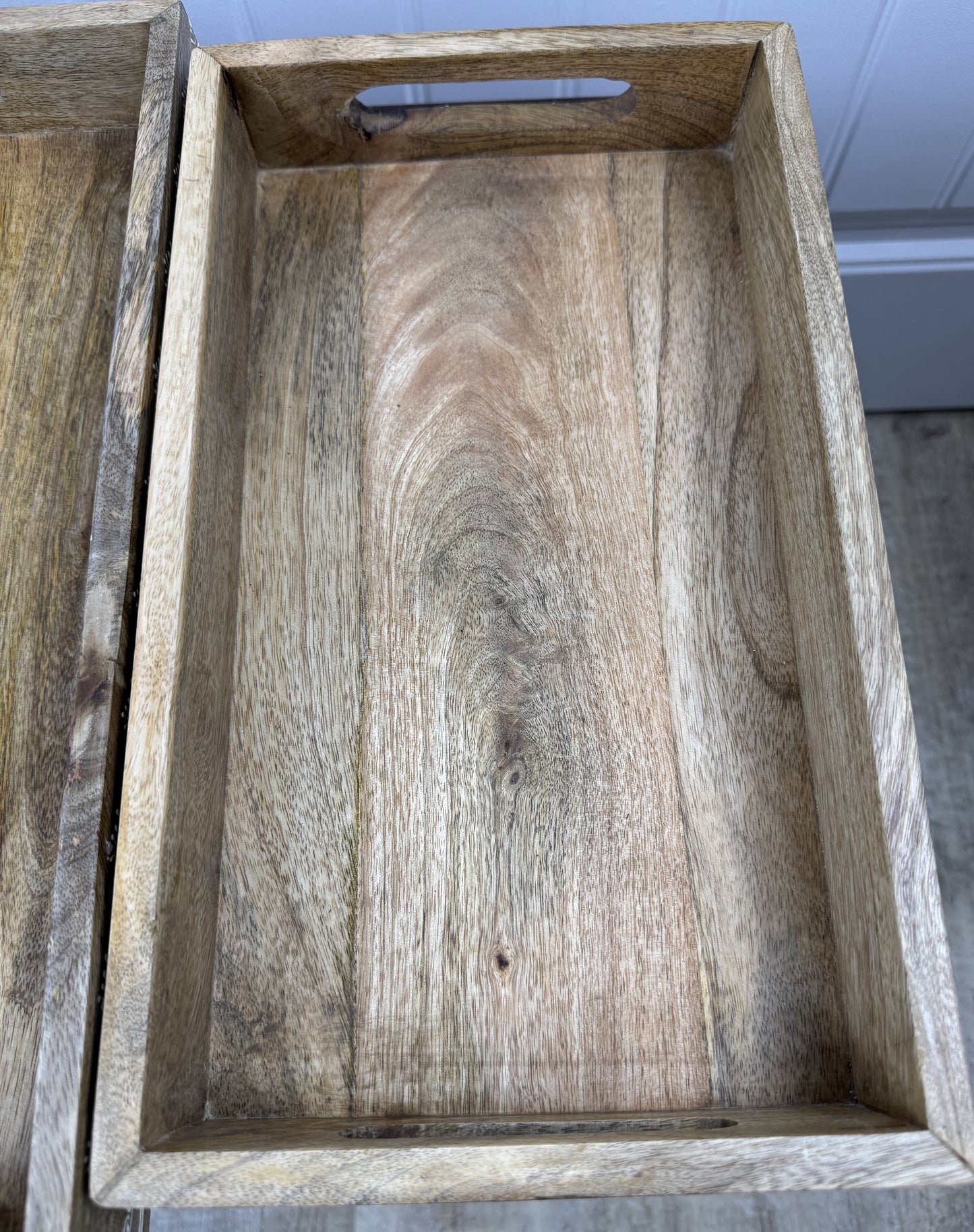 Mango Wood Serving Trays set of 3