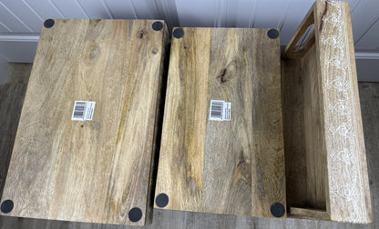 Mango Wood Serving Trays set of 3