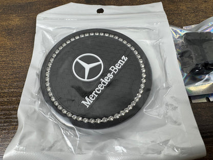 Mercedes Tire Caps (4) and Coasters (2)