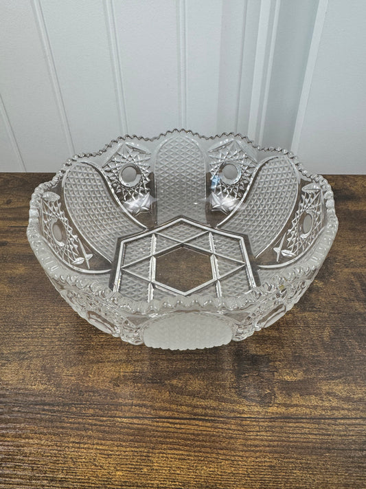 Mikasa Crystal Bowl Wellington Pattern
