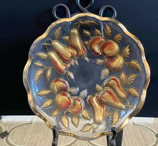 Vintage Northwood Goofus Glass Carnival Fruit Bowl