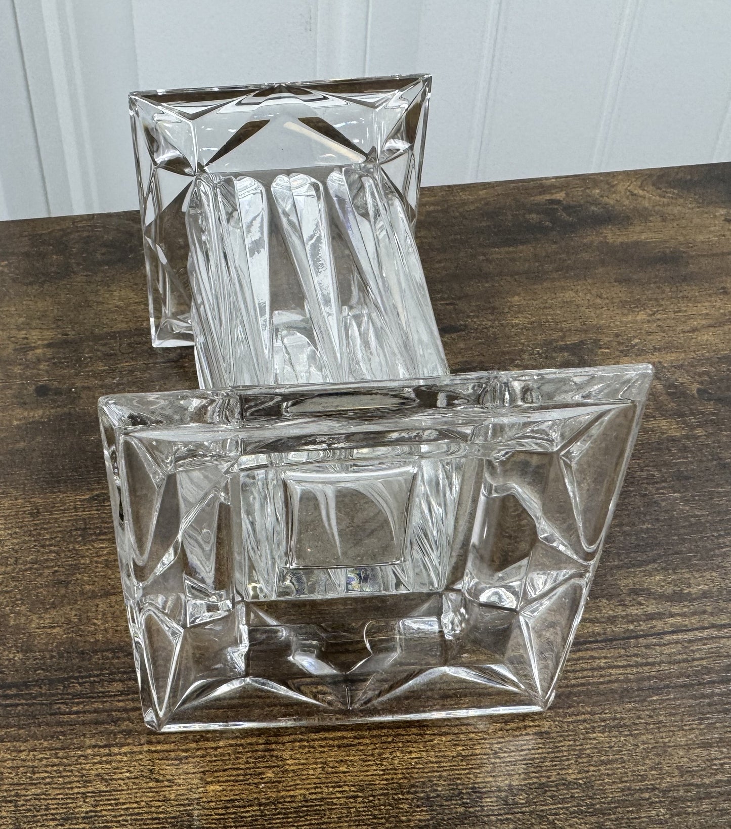 PartyLite Quad Prism Pedestal Candle Holder
