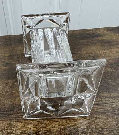 PartyLite Quad Prism Pedestal Candle Holder